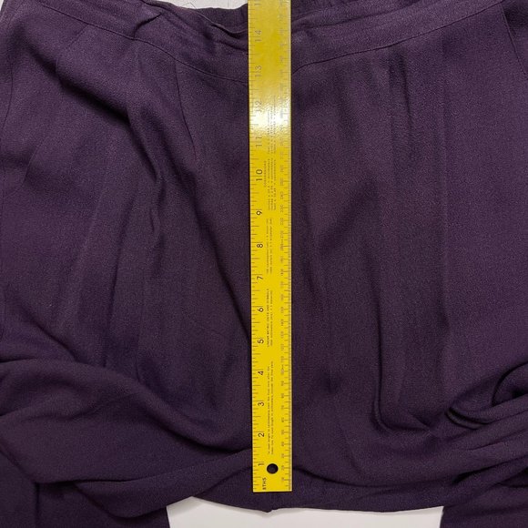 Ladies Purple Rayon 2pc Outfit Set Tank Top Pants - Picture 10 of 12